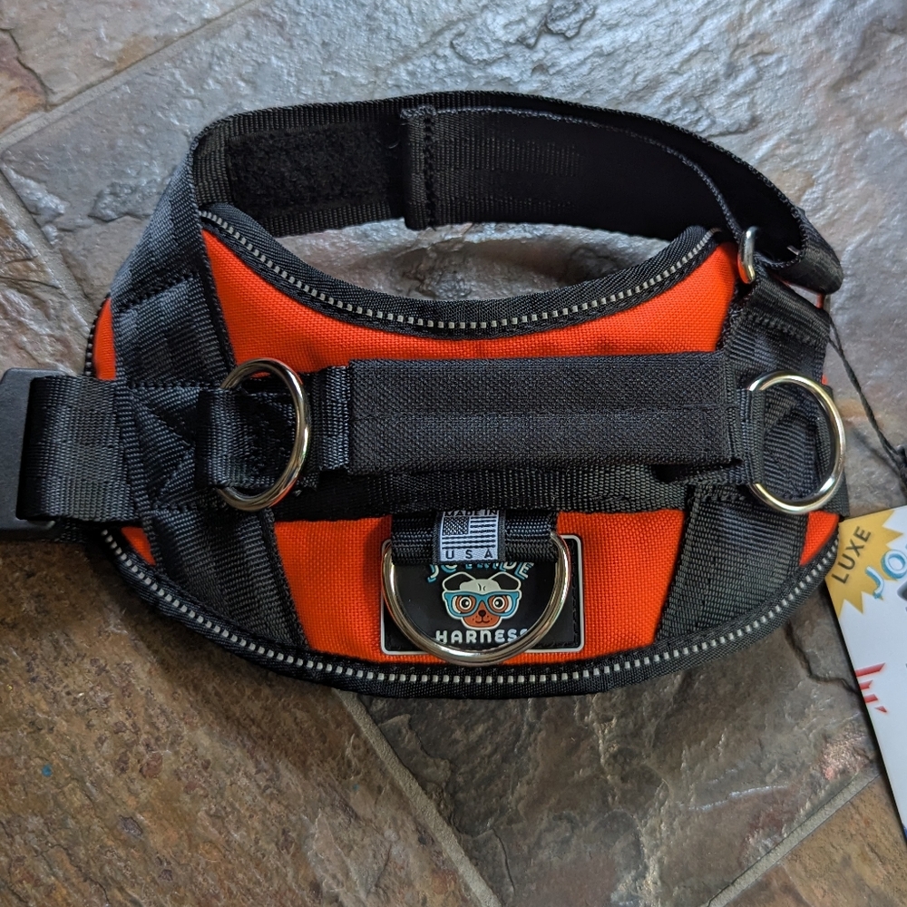 nwt JOYRIDE luxe harness dog walk S